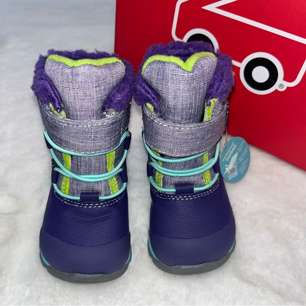 See Kai Run Purple and Blue Kids Boots